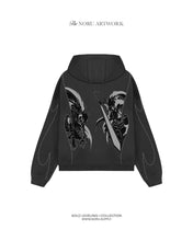 Load image into Gallery viewer, ARISE MONARCH BLACK HOODIE | SOLO LEVELING SET